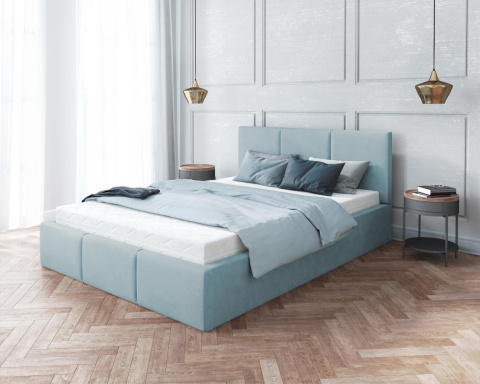 Łóżko FRESIA TRINITY (RÓŻNE KOLORY) 160x200 metalowy stelaż + Lux Materac