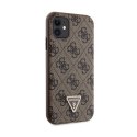 Guess Crossbody 4G Metal Logo - Etui iPhone 11 (brązowy)