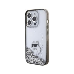 Karl Lagerfeld Liquid Glitter Choupette - Etui iPhone 15 Pro Max (przezroczysty)