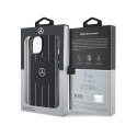 Mercedes Double Layer Crossed Lines MagSafe - Etui iPhone 15 (czarny)