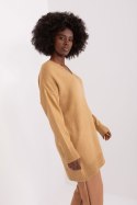 Sweter Damski Model BA-SW-0577.02P Camel - Badu Badu