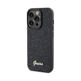 Guess Disco Metal Script - Etui iPhone 13 Pro (czarny)