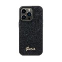 Guess Disco Metal Script - Etui iPhone 13 Pro (czarny)