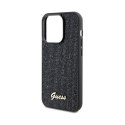 Guess Disco Metal Script - Etui iPhone 13 Pro (czarny)