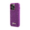 Guess Disco Metal Script - Etui iPhone 14 Pro Max (fuksja)