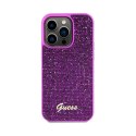 Guess Disco Metal Script - Etui iPhone 14 Pro Max (fuksja)