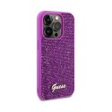 Guess Disco Metal Script - Etui iPhone 14 Pro Max (fuksja)