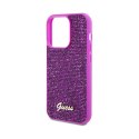 Guess Disco Metal Script - Etui iPhone 14 Pro Max (fuksja)