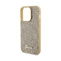 Guess Disco Metal Script - Etui iPhone 14 Pro (złoty)