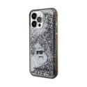 Karl Lagerfeld Liquid Glitter Choupette - Etui iPhone 13 Pro (przezroczysty)