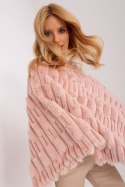 Sweter Ponczo Model AT-PN-2347.68 Light Pink - AT AT