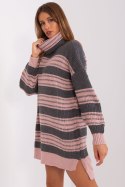 Sukienka Model BA-SK-8007.42P Grey/Pink - Badu Badu