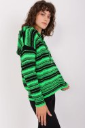 Sweter Damski Model BA-SW-8000.51P Black/Green - Badu Badu