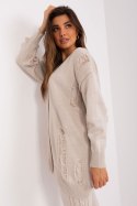 Sweter Damski Model BA-SW-8042-1.23 Beige - Badu Badu