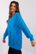 Sweter Damski Model BA-SW-8042-1.23 Blue - Badu Badu