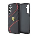 Ferrari Twist Metal Logo - Etui Samsung Galaxy S23 FE (czarny)