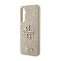 Guess Glitter Script Big 4G - Etui Samsung Galaxy S23 FE (złoty)