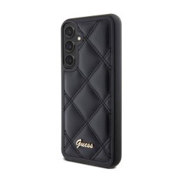 Guess Quilted Metal Logo - Etui Samsung Galaxy S23 FE (czarny)