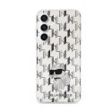 Karl Lagerfeld Monogram Choupette - Etui Samsung Galaxy S23 FE (przezroczysty)