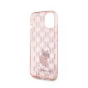 Karl Lagerfeld Monogram Choupette - Etui iPhone 15 (różowy)