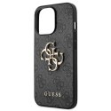 Guess 4G Big Metal Logo - Etui iPhone 13 Pro Max (szary)