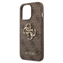 Guess 4G Big Metal Logo - Etui iPhone 13 Pro (brązowy)