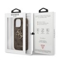 Guess 4G Big Metal Logo - Etui iPhone 13 Pro (brązowy)