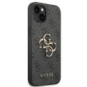 Guess 4G Big Metal Logo - Etui iPhone 14 (szary)