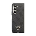 Guess Leather 4G Diamond Triangle - Etui Samsung Z Fold 5 (czarny)