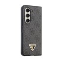 Guess Leather 4G Diamond Triangle - Etui Samsung Z Fold 5 (czarny)