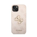 Guess 4G Big Metal Logo - Etui iPhone 15 (różowy)