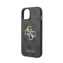 Guess 4G Big Metal Logo - Etui iPhone 15 (szary)