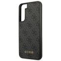 Guess 4G Metal Gold Logo - Etui Samsung Galaxy S22 (szary)