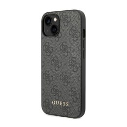 Guess 4G Metal Gold Logo - Etui iPhone 14 (szary)