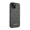 Guess 4G Metal Gold Logo - Etui iPhone 14 (szary)