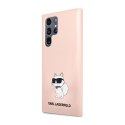 Karl Lagerfeld Silicone NFT Choupette - Etui Samsung Galaxy S23 Ultra (różowy)