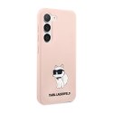 Karl Lagerfeld Silicone NFT Choupette - Etui Samsung Galaxy S23 (różowy)