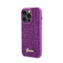 Guess Disco Metal Script - Etui iPhone 15 Pro (fuksja)