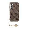 Guess 4G Charms Collection - Etui Samsung Galaxy S24 (brązowy)