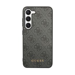 Guess 4G Metal Gold Logo - Etui Samsung Galaxy S24 Ultra(czarny)