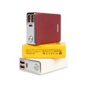 WEKOME WP-27 Tint Series - Power bank 10000 mAh Super Fast Charging USB-C PD 20W + 2x USB-A QC3.0 22.5W (Czerwony)