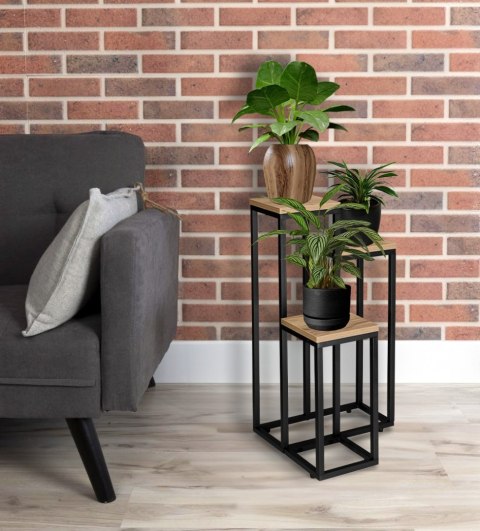 Kwietnik loftowy czarny MUNIR CRAFT