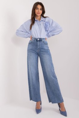 Spodnie jeans-NM-SP-T313-1.28-niebieski - NM