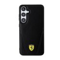 Ferrari Hot Stamp V Lines MagSafe - Etui Samsung Galaxy S24+ (czarny)