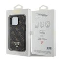 Guess 4G Triangle Metal Logo - Etui iPhone 14 Pro Max (czarny)