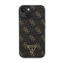 Guess 4G Triangle Metal Logo - Etui iPhone 15 Plus (czarny)