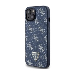 Guess 4G Triangle Metal Logo - Etui iPhone 15 Plus (niebieski)