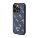 Guess 4G Triangle Metal Logo - Etui iPhone 15 Pro Max (niebieski)