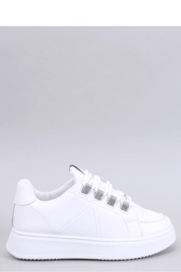 Sneakersy z grubymi sznurówkami SADRI WHITE - Inello