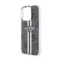 Guess IML 4G Gold Stripe - Etui iPhone 15 Pro (czarny)